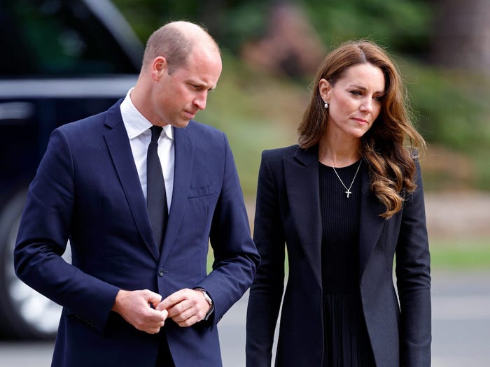 Kate Middleton and Prince William on September 15, 2022 in Sandringham, England.