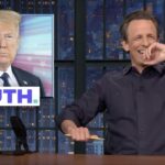 Seth Meyers Calls Bullshit on Trump’s Sky-High Truth Social Valuation