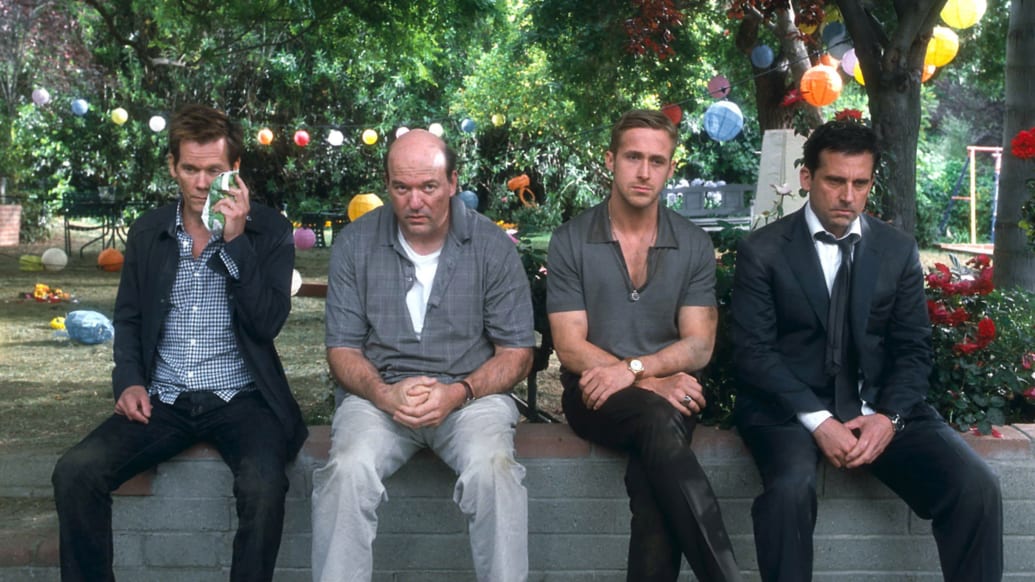 Kevin Bacon, John Carroll Lynch, Ryan Gosling, Steve Carell in 'Crazy Stupid Love'