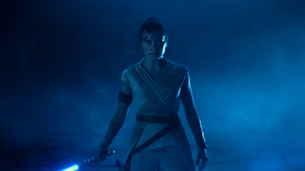 Photo still of Rey hears all of the Jedi in Rise of Skywalker