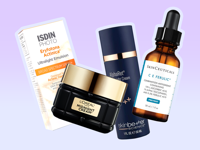 Four skincare products recommended by dermatologists