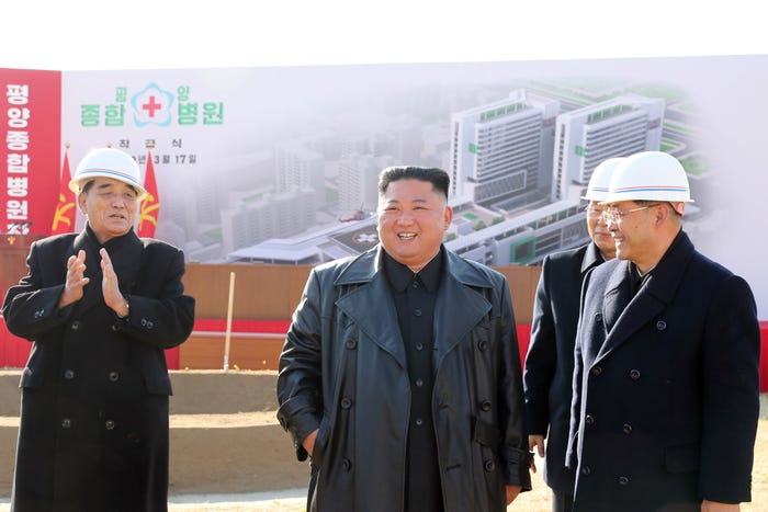 Kim Jong Un, supreme leader of North Korea since 2011, pictured in Pyongyang in 2020.