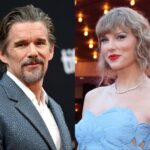 Ethan Hawke says he had to keep his cameo in Taylor Swift’s ‘Fortnight’ music video a secret from his teen daughters