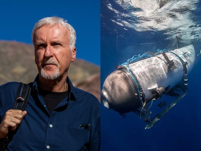 James Cameron/the Titan submersible