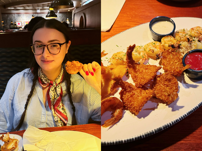 the author and the red lobster endless shrimp