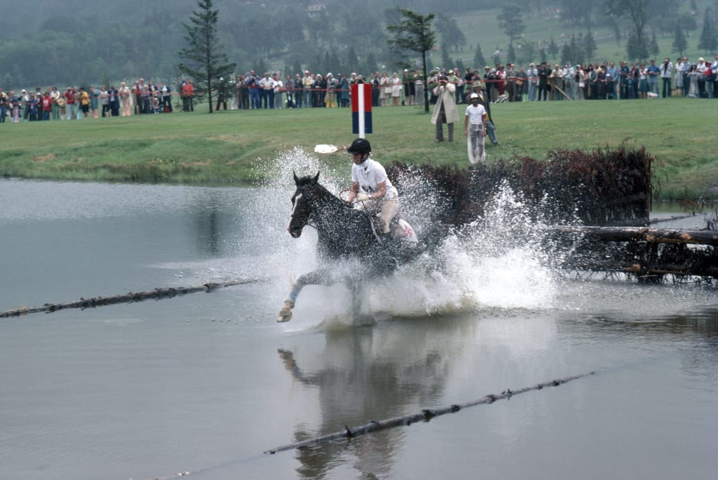 Princess Anne takes place in the Three Day Eventing competition at the 1976 Montreal Olympic Games.