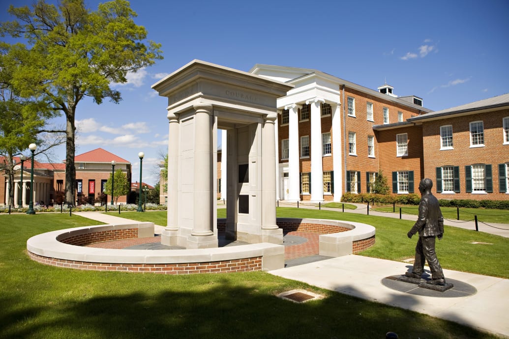 Photograph of Ole Miss campus.